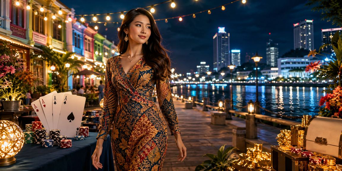 Permainan poker dalam talian berseni batik di Pulau Pinang